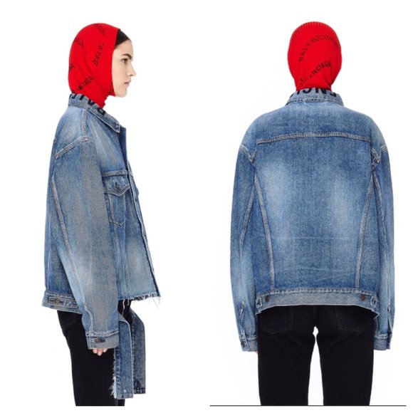 (Sold) Balenciaga Cut Waistband Jacket US 10/FR42 - Picture 2 of 16